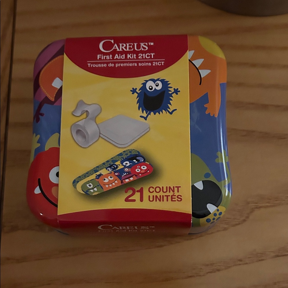 Kids First Aid Kit - Colorful Monster Design (Multicolor)
